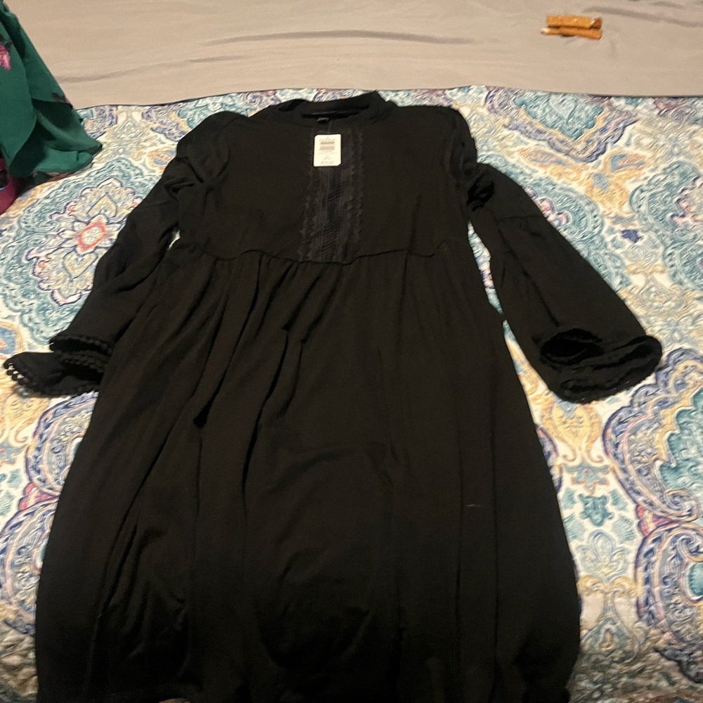 Torrid Black Lace Detail Top